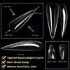 Мягкие гелевые накладные ногти Natural Sculpted Ballet Coffin Almond Fake Nails Full Cover Premium Press On Nails Nail Supplies