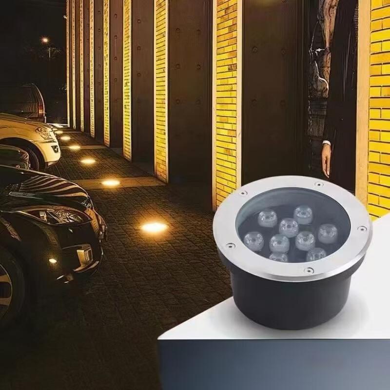 Nu Feng 9W Белый уличный светодиодный подземный светильник