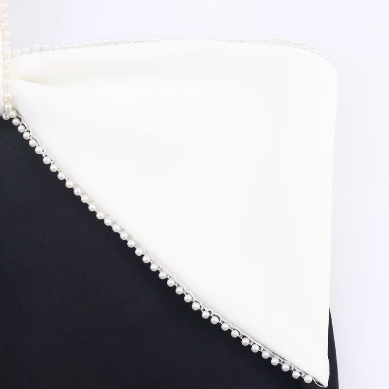 Kaslead New Women Clothes Western Style Fashion Bowknot Decoration Elastic Midi Dress 5584121