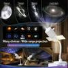 2 In 1 Satellite Galaxy Projector Nightlight HD Car USB Direct-inserted Atmosphere Lamp 360° Bedroom Eye Protection Nightlight2