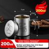 MAXCOOK 316L Stainless Steel Water Cup with Lid Children's Baby Milk Drinking Cup Double Layer Mug 200ml MCB2478