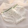 Women's Underwear Simple Floral Pure Cotton Waist Bag Hip Student Triangle Pants
