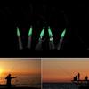Carbon Steel Fishing Tackle Portable Soft Bait Long Tail Tied Up Glow Fish Lure String Hook