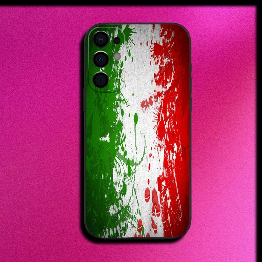Italy Italia National Flag Phone Case For Samsung S25,S24,S21,S22,S23,S30,Ultra,S20,Plus,Fe,Lite,Note,10,9,5G Black Cover