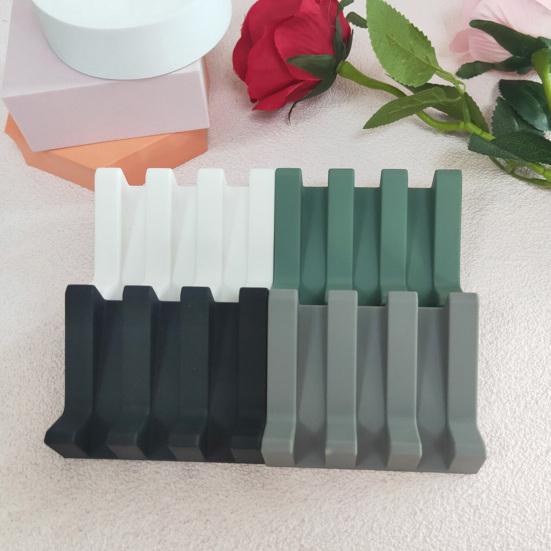 Держатель для мыла, практичная нескользящая мыльница с легким доступом, мыльница, кухонная полка для хранения губок, мыльница для душевой комнаты