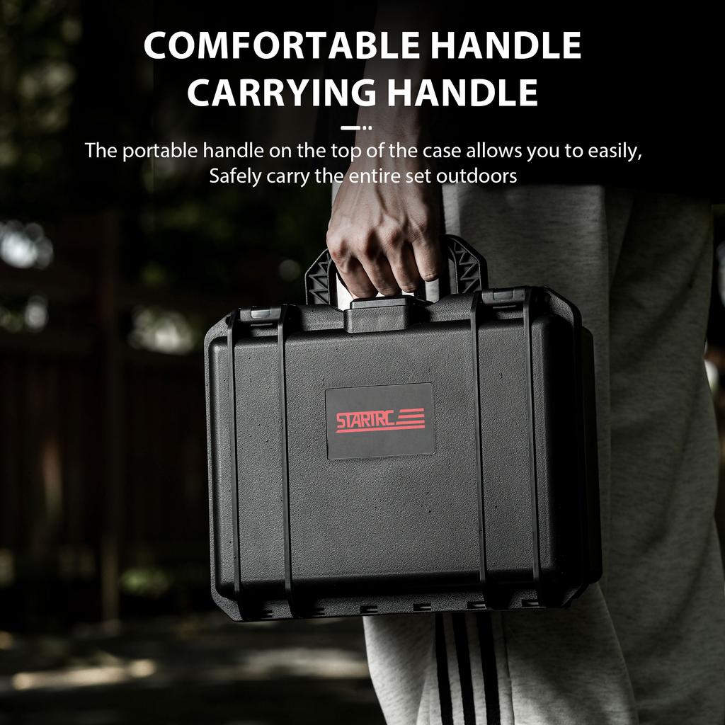 STARTRC For DJI Osmo Pocket 3 Accessories TSA Password Lock 2 Layer Waterproof Box Hard Case Portable Suitcase Carrying Case