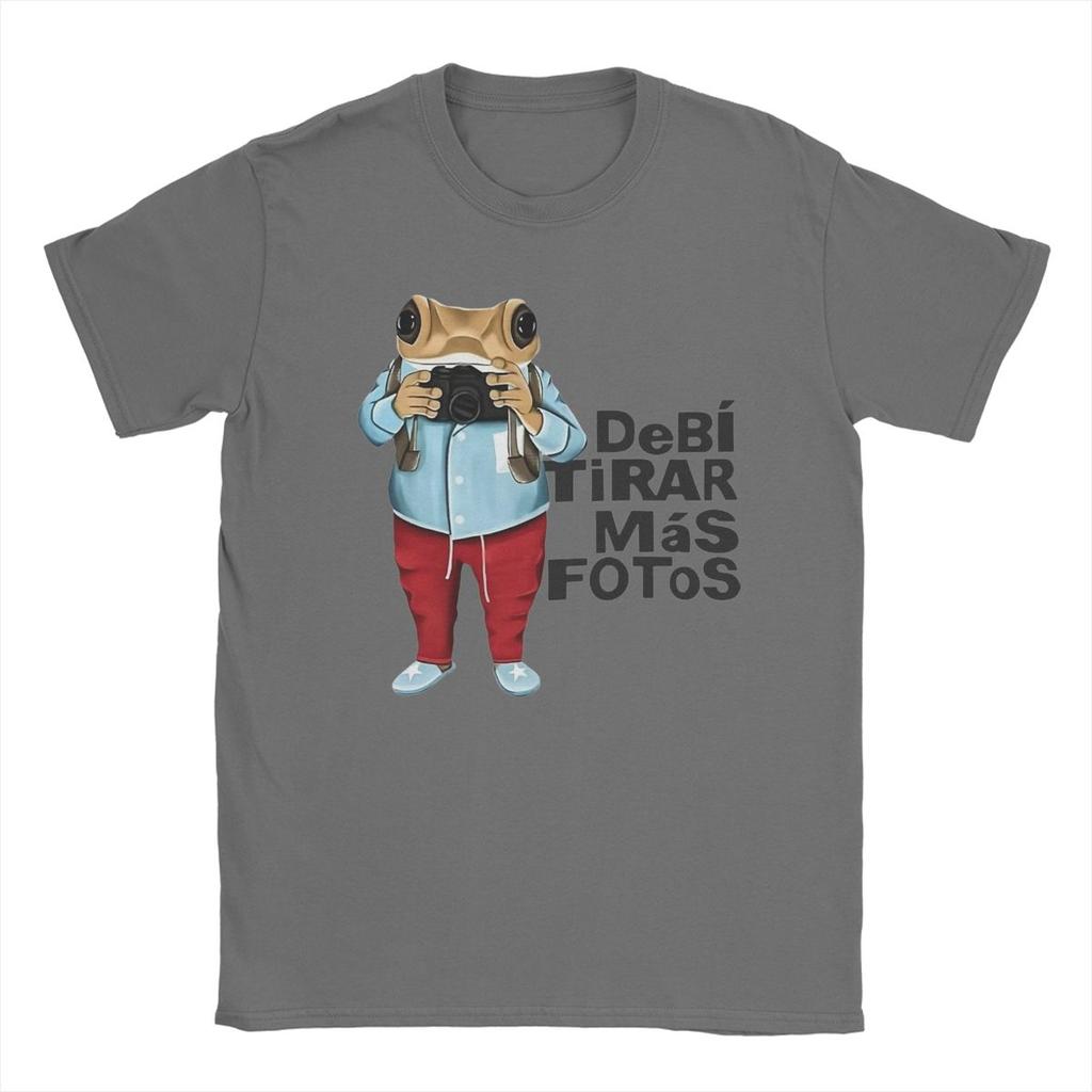 DTMF Debi Tirar Mas Fotos T Shirt Men 100% Cotton Leisure T-Shirt Round Collar Bad Bunny Tees Short Sleeve Clothes 4XL 5XL