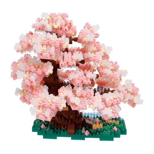 Kawada Nanoblock Сакура Сомэй Ёсино, 990 деталей, 15 x 14.2 x 13.5 см, Возраст 12+, Дизайн интерьера, Хобби, NBM-048