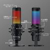 HyperX QuadCast S Standalone Microphone with RGB for Compatible with PC and Lighting, Streamers/Content Creators/Gamers, PS4, 2-Year Warranty,