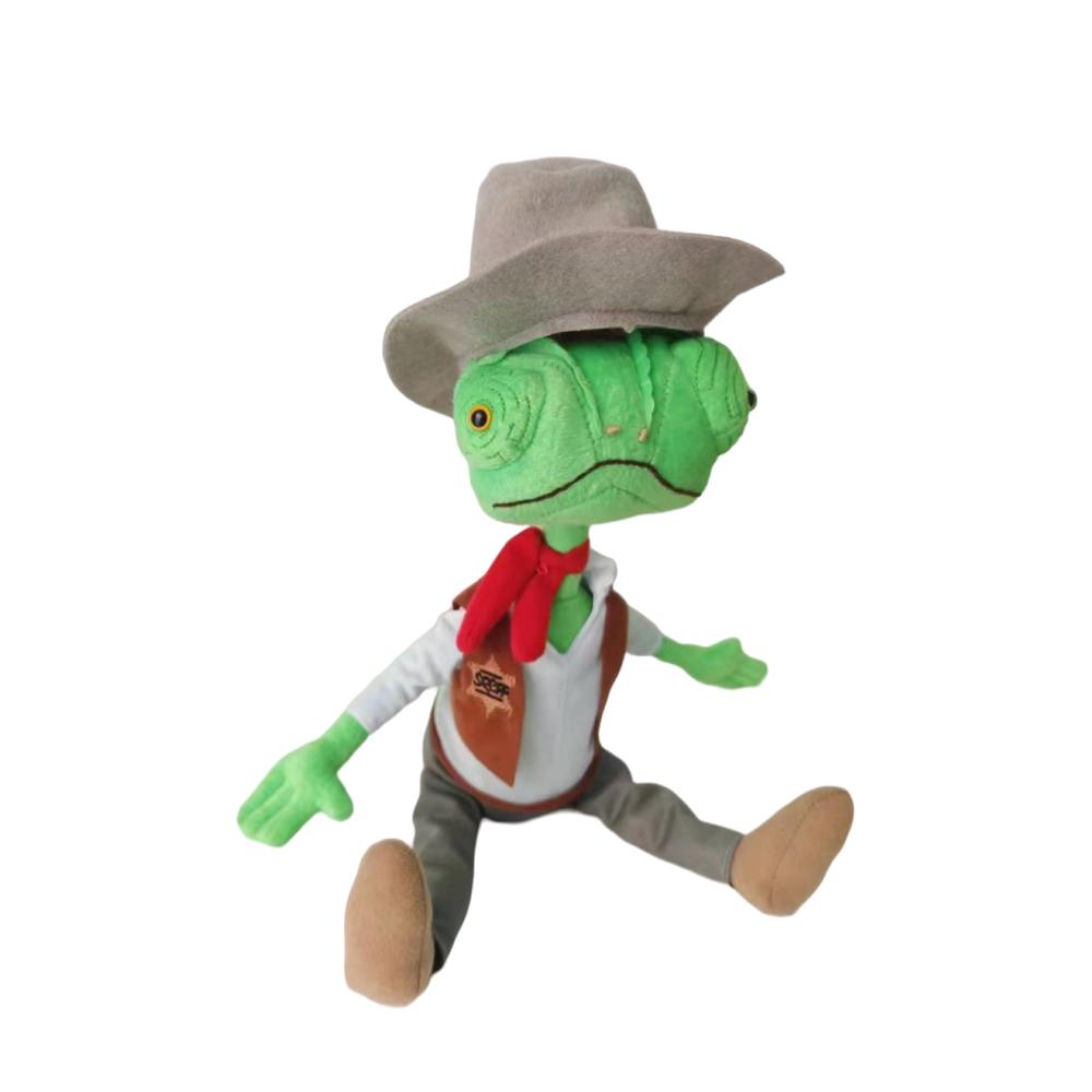 Rare Rango Green Lizard 12" Plush Toy Figure Johnny Depp Paramount PMS New