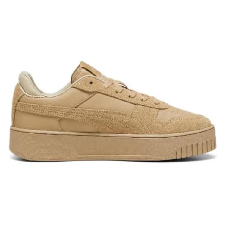 PUMA Carina Street Abrasion Resistant Low top Skateboard Shoes Women's Brown 395093-01
