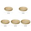 Decorative Handmade DIY Wicker Woven Sieve Bamboo Raft Round Dustpan Bamboo Basket Decor Ornaments