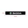 CXUX8 Car Sticker LED Car Front Grille Decorative Lamp Auto Mid-grid Beacon Light for Skoda Octavia Rapid Fabia Superb Kodiaq Scala Ka