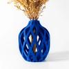 Ваза «Устрица» - Элегантный 3D-печатный декор из экологичного PLA, Идеально подходит для современных интерьеров (Ультрамариновый)