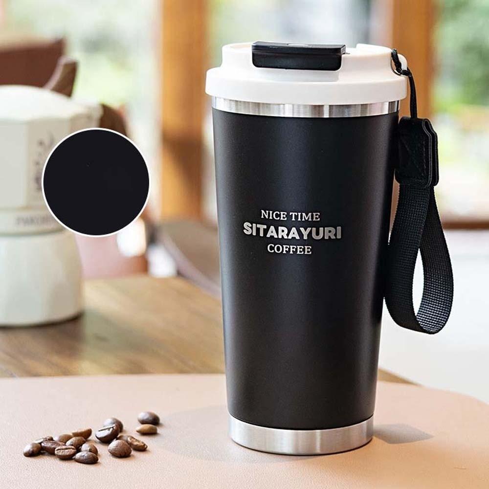 TPR 560ML Drinking Cup 304 Stainless Steel Filter Tea Bottle Fashion Coffee Water Cup Women
