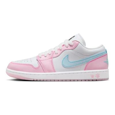 Кроссовки Air 1 Low SE Paw Print женские розовые белые розовые-пена HM3706-141
