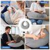 Ergonomic Gaming Pillow, Velvet U-Shaped Lap Cushion with Memory Foam for Long Sessions, Arm Support Reading Pillows for Bed & Sofa