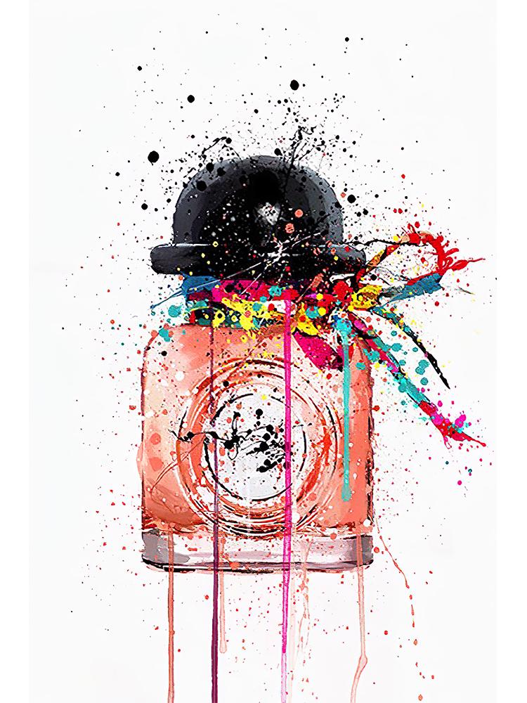 Абстрактные граффити, художественные флаконы для духов, картина на холсте, модные роскошные настенные художественные картины для современной гостиной, Настенный декор, Cuadro