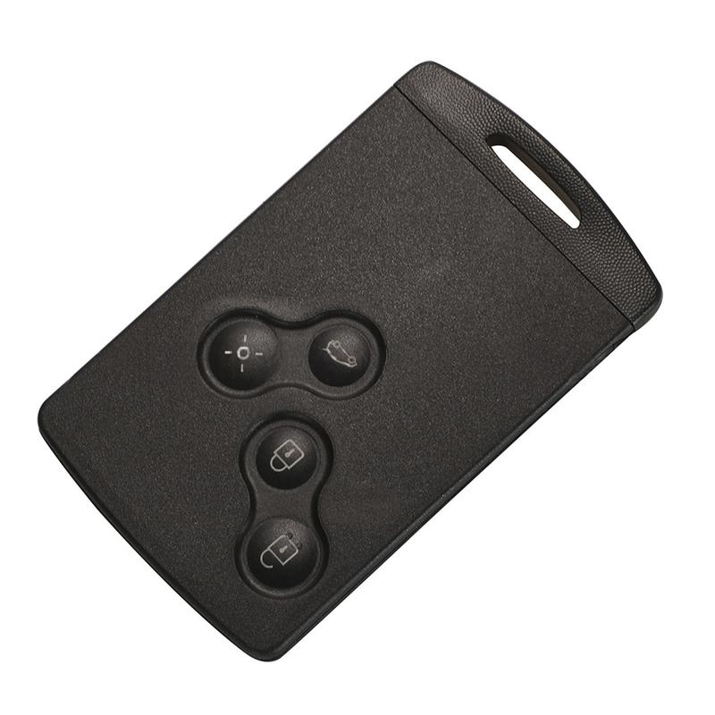 1Pc Black Remote Control Car Key Shell,For Renault Laguna/Megane/Scenic/Clio/Captur/Koleos 2009-2016(Only Fit For 4 Button Key)