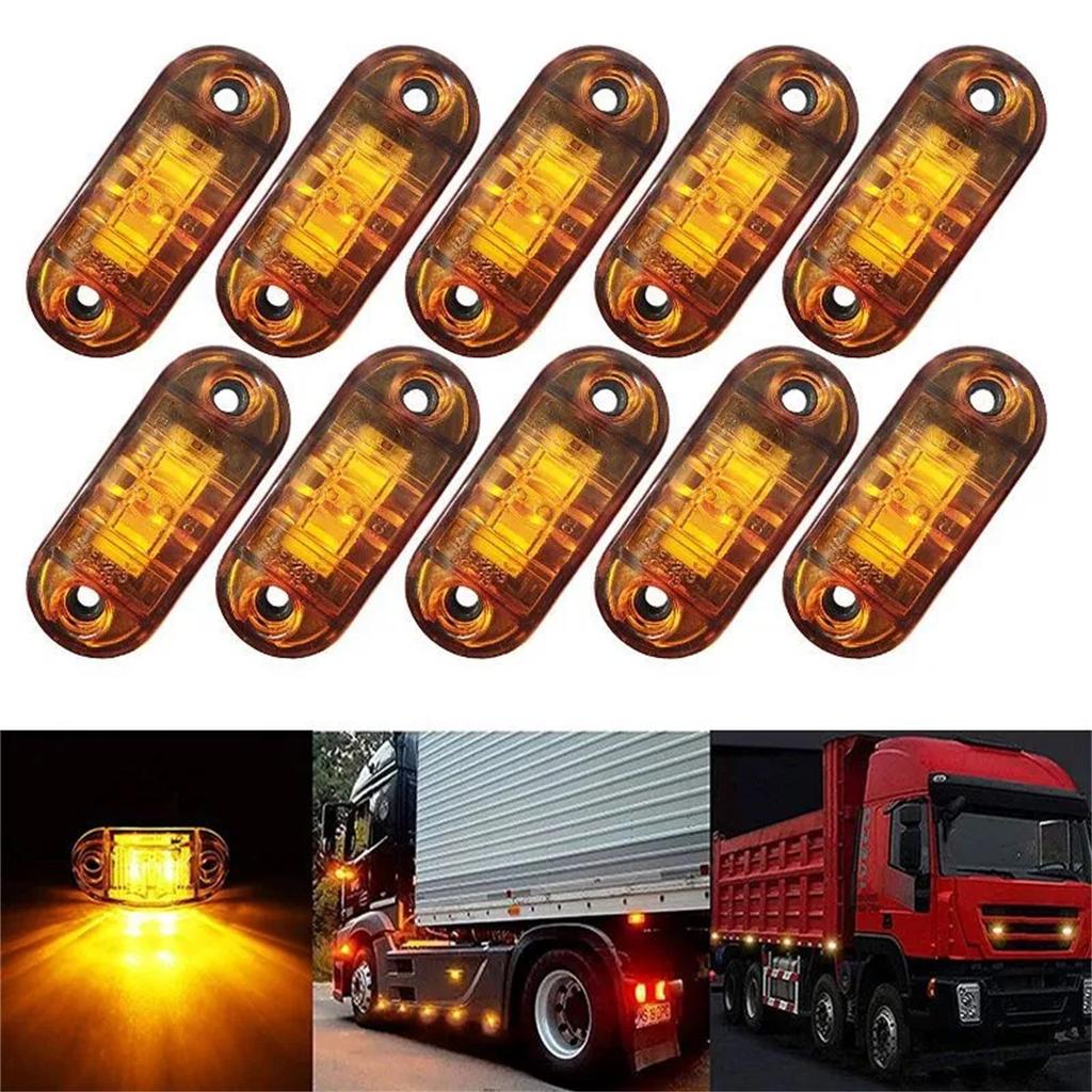 Tail Light Stop Brake Lights Waterproof Trailer Light Caravan Trailer LED Lamp, 12 V, 10 Pcs