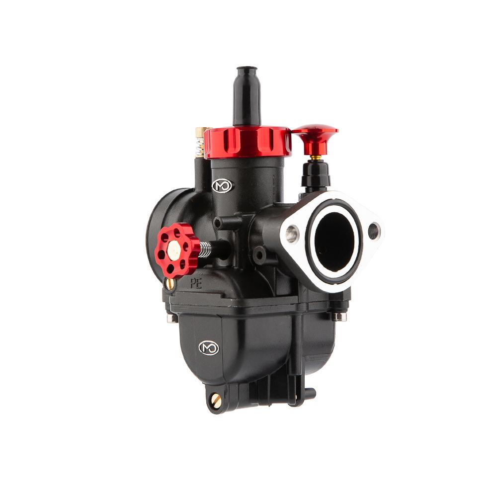 PE17 19 22 24 26 28 мм Карбюратор С Жиклером Для Yamaha Kawasaki Honda 2-тактный 4-тактный Фланцевый Двигатель Мотоцикла Питбайк Мопед Скутер