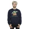 Star Wars Mens The Mandalorian Grogu Snacks Meme Sweatshirt