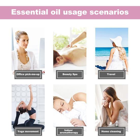 6шт 10мл эфирное масло натуральный экстракт растений для ароматерапии длительный аромат эвкалипта апельсина