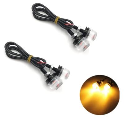 Указатель поворота мотоцикла Deepa, LED, Ультрамаленький, Высокая яркость, Мини, Нано, Маленький, M6, Универсальный, Комплект из 4 штук, Янтарный, Оранжевый