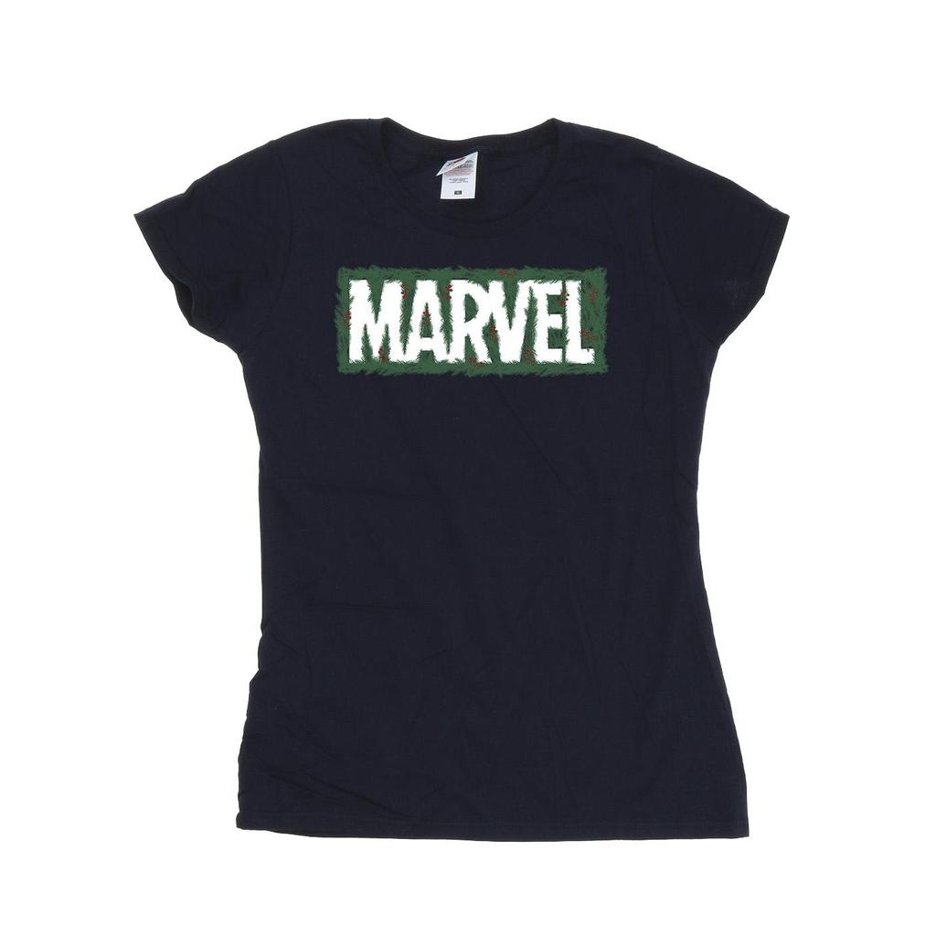 Marvel Womens/Ladies Holly Logo Cotton T-Shirt