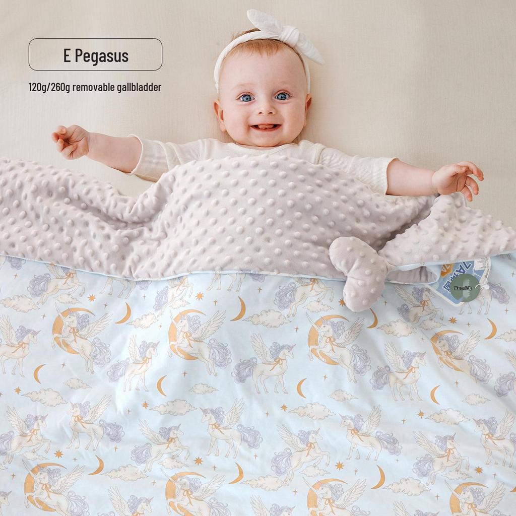 Толстое моющееся бархатное детское одеяло для осени и зимы, со съемным наполнителем, идеально для дневного сна в детском саду