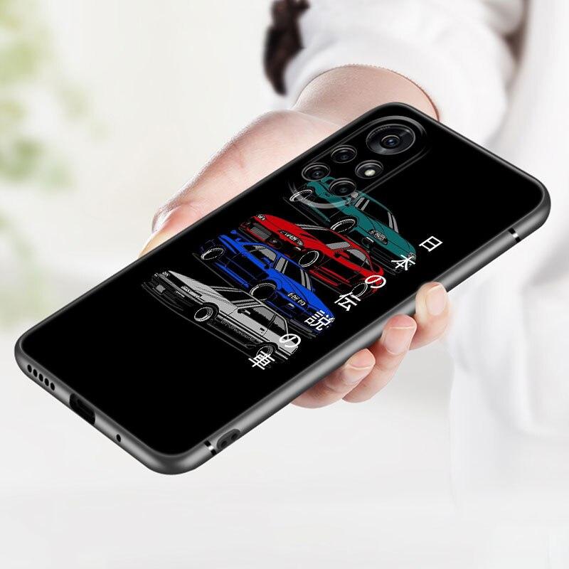 Чехол для телефона JDM Tokyo Drift Sports Car для Huawei Honor 60 50 SE 30S Mate 30 20 10 Lite 40 Nova 9 8 Pro Y60 8i 7i 7SE 5T Premium