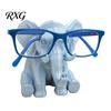 Living Room Ornament Elephant Shape Glasses Frame, 3D Printed Hand Carved Unique Table Holder, Decorative for Home Office Desk Intricately Decor