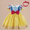 2024 Girls' Xia Xin Snow White Tutu Dress - Children's Day Performance Outfit