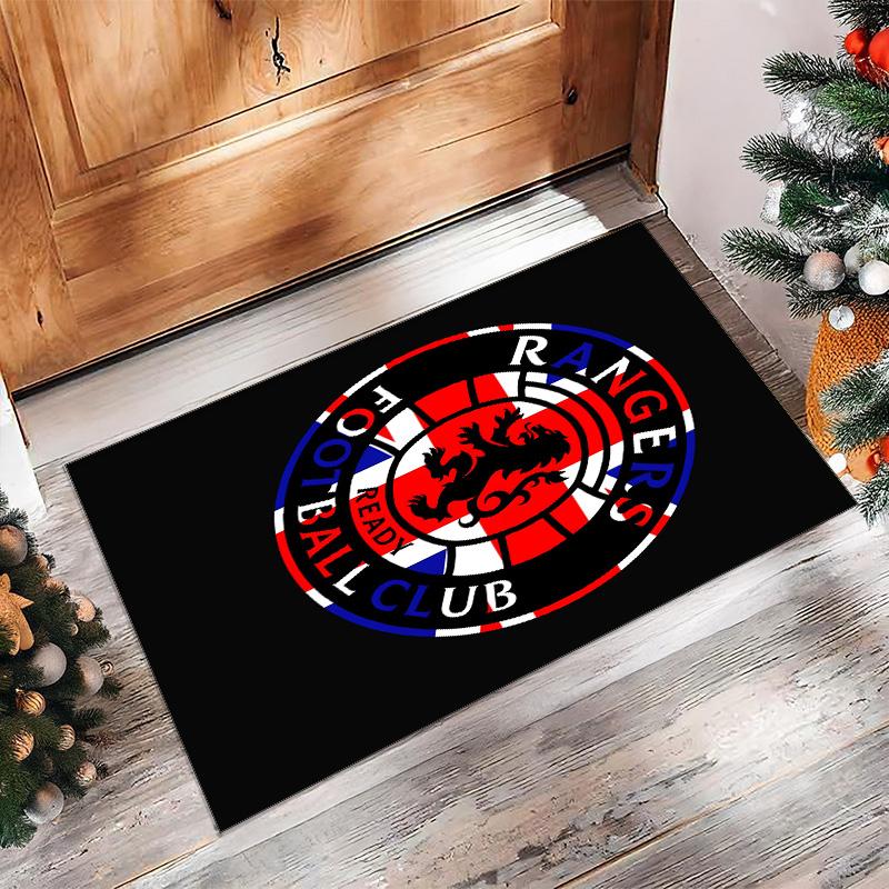 Ranger FC Printed Crystal Velvet Area Rug, Soft Anti-Slip Water Absorbent Floor Mat for Living Room Bedroom