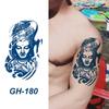 GH Hot Sale Waterproof Long Lasting Temporary Tattoos Stencil Body Art Arm Chest Leg Shoulder Tattoo Stickers for Girl Men Women