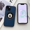 Деловой чехол из искусственной кожи с логотипом для Magsafe, чехол для телефона Iphone 13 11 12 14 Pro Max Plus, защитное стекло для объектива, мягкая задняя крышка
