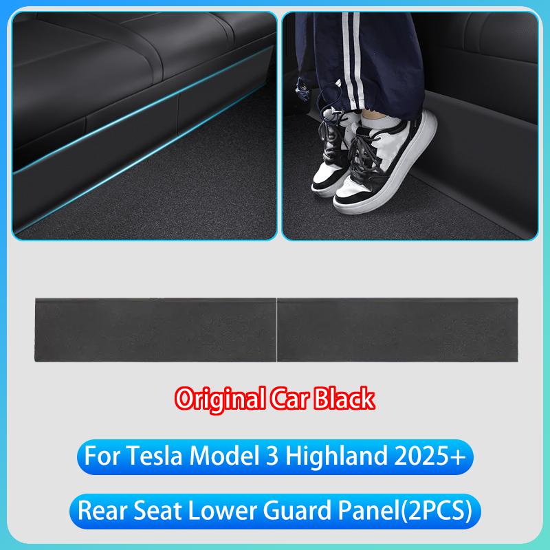 Для Tesla Model 3 Highland 2025 Запуск ABS Передняя Задняя Накладка на Порог Двери Пороговая Пластина Панель Защиты от Задевания Ногой Водонепроницаемая Накладка
