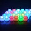 Candle Light Reusable Multicolor Flameless LED Battery Powered Candle Night Lamp Decor