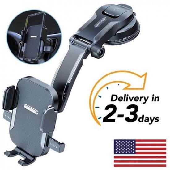 Universal 360° Car Phone Mount Strong Suction Cup Dashboard Windshield Holder US