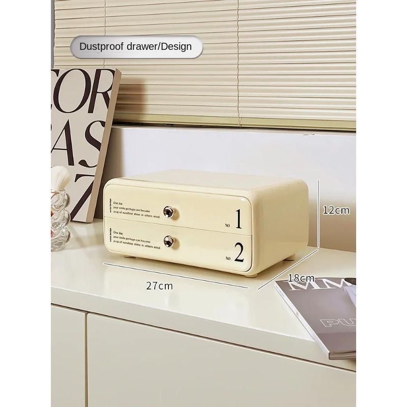 Cosmetics Box Dustproof Desktop Storage