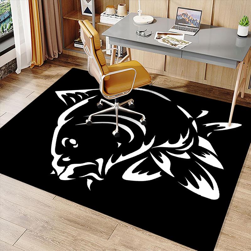 Nash Tackle Printed Absorbent Washable Carpet, Non-Slip Bathroom Mats, Kitchen Rugs, Yoga Mat,Living Room Entrance, Camping Picnic Rugs