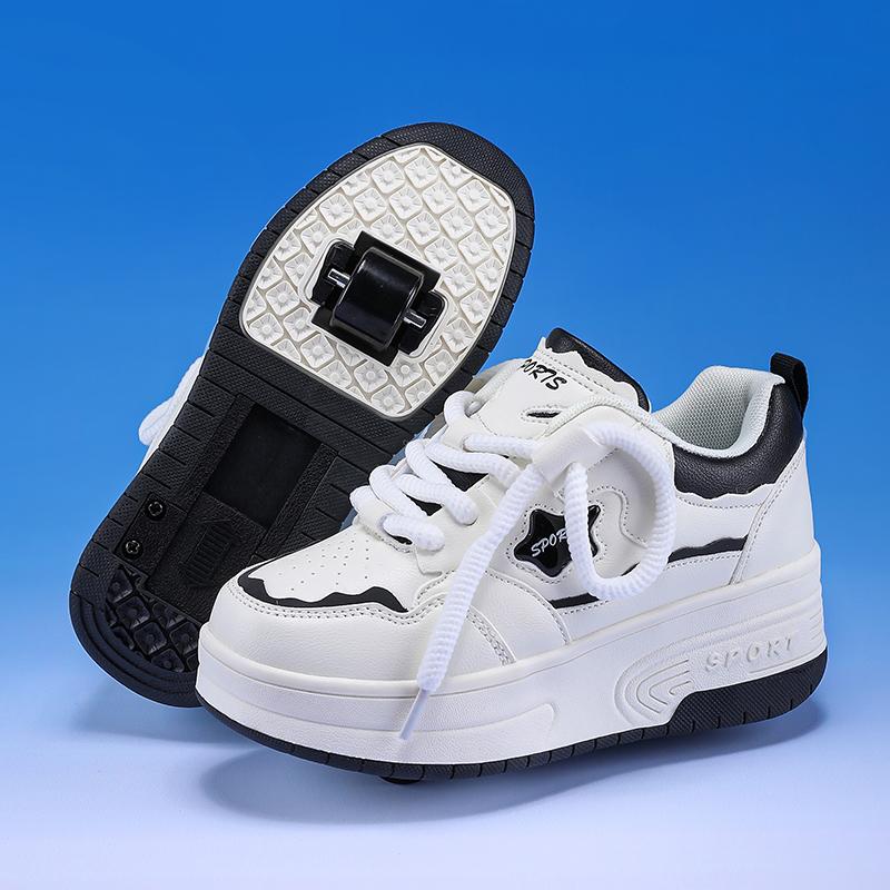 TUINANLE Обувь для катания на роликах, детские кроссовки на колесах, детские роликовые коньки, уличная спортивная обувь для девочек и мальчиков, подарки для детей