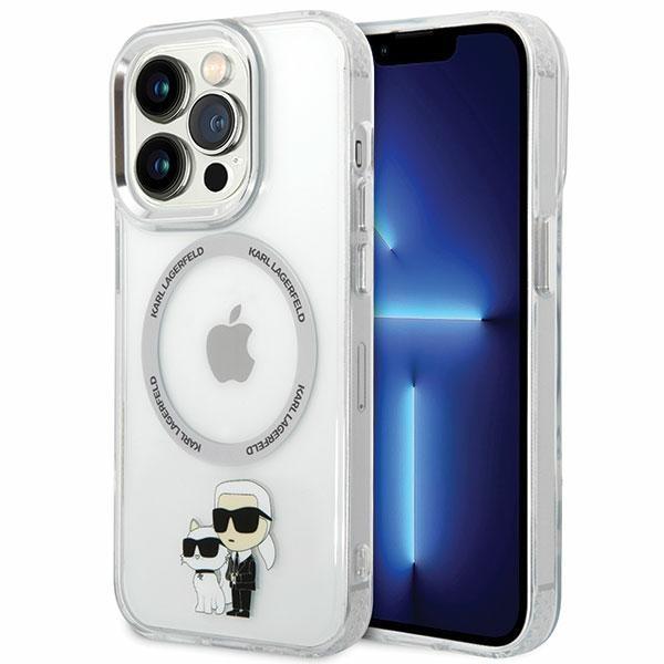 Karl Lagerfeld KLHMP13LHNKCIT iPhone 13Pro 6.1" hardcase transparent Iconic Karl&Choupette Magsafe