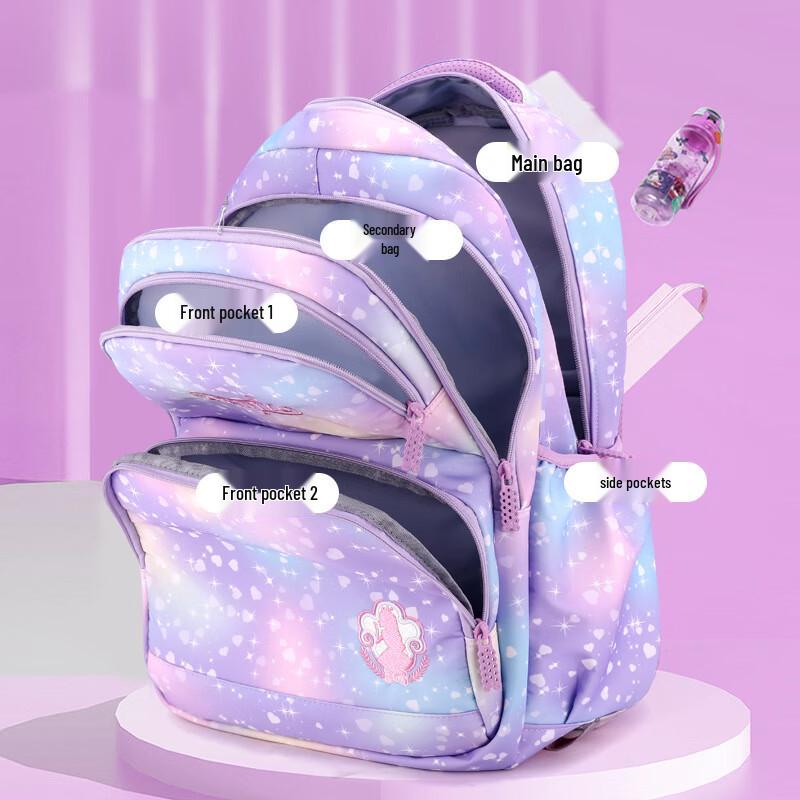 ZIRANYU Detachable Rolling Backpack for Girls