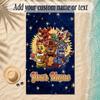Beach TowelFive Nights at Freddy’s Custom Name Text Personalized Soft Towel for Beach Pool Indoor Home Decor Gift