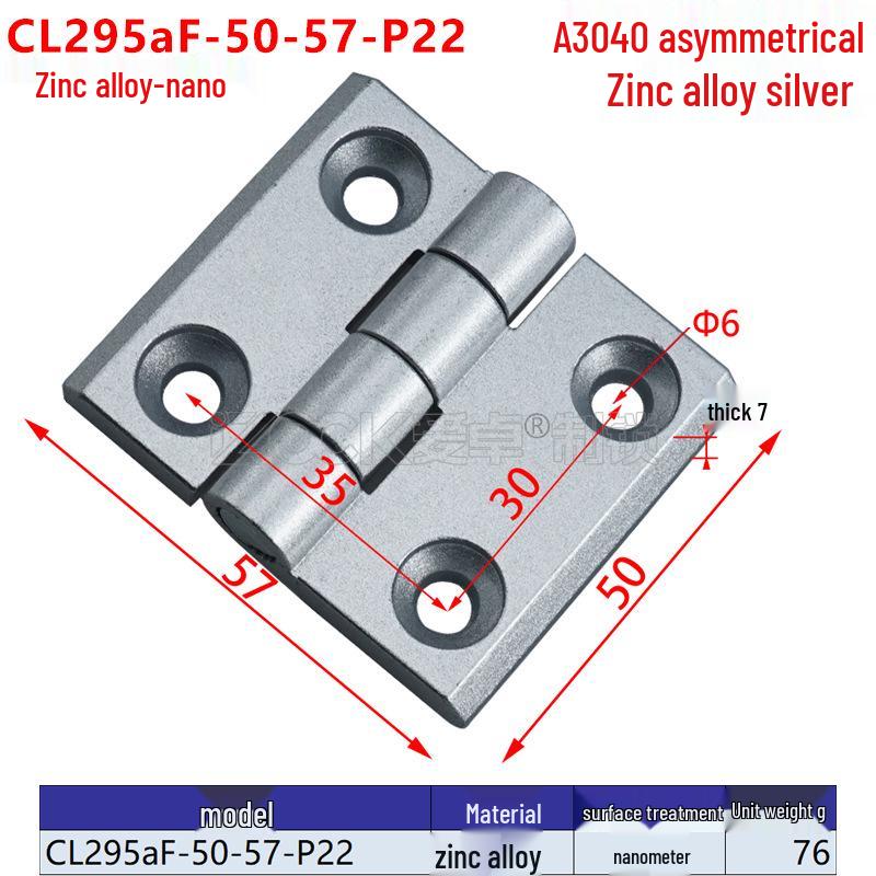 Сверхпрочные петли из цинкового сплава для дверей из алюминиевого профиля (2020/3030/3040/4040)