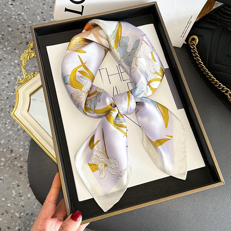 70cm Women's Square Scarf/Silk Scarf - Practical And Versatile, Matches With Shirts