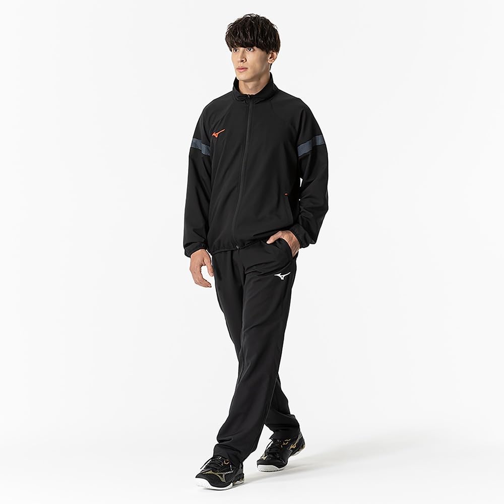 Теннис/Бадминтон Тренировочная ткань Длинные брюки Джерси, Унисекс, Взрослый, Черный, Размер XL, 62JDB010