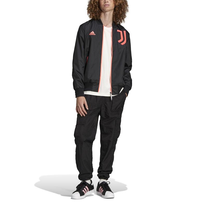 Adidas Спортивная куртка с логотипом Juventus Football Logo, мужская верхняя одежда, черная H67144
