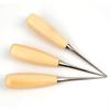 1PC Craft Tent Sewing Sewing Awl DIY Wooden Handle Hand Tools Stitcher Leather Manual Leather Tools AVE
